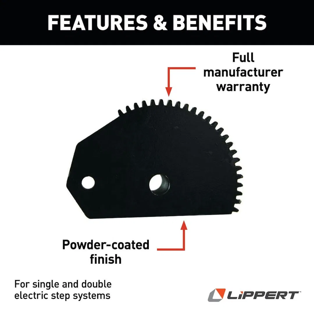 301696 – LIPPERT COMP Entry Step Gear, Replacement For Lippert Entry Steps Gear Plate - view 2